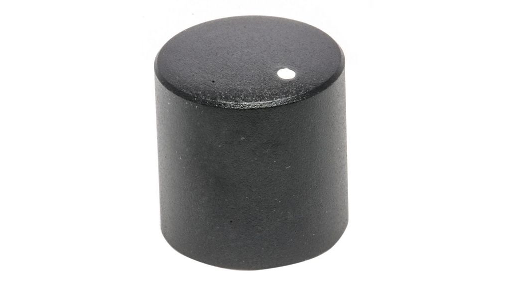 Drehknopf 14.8mm Schwarz Weisse Markierungslinie Drehschalter